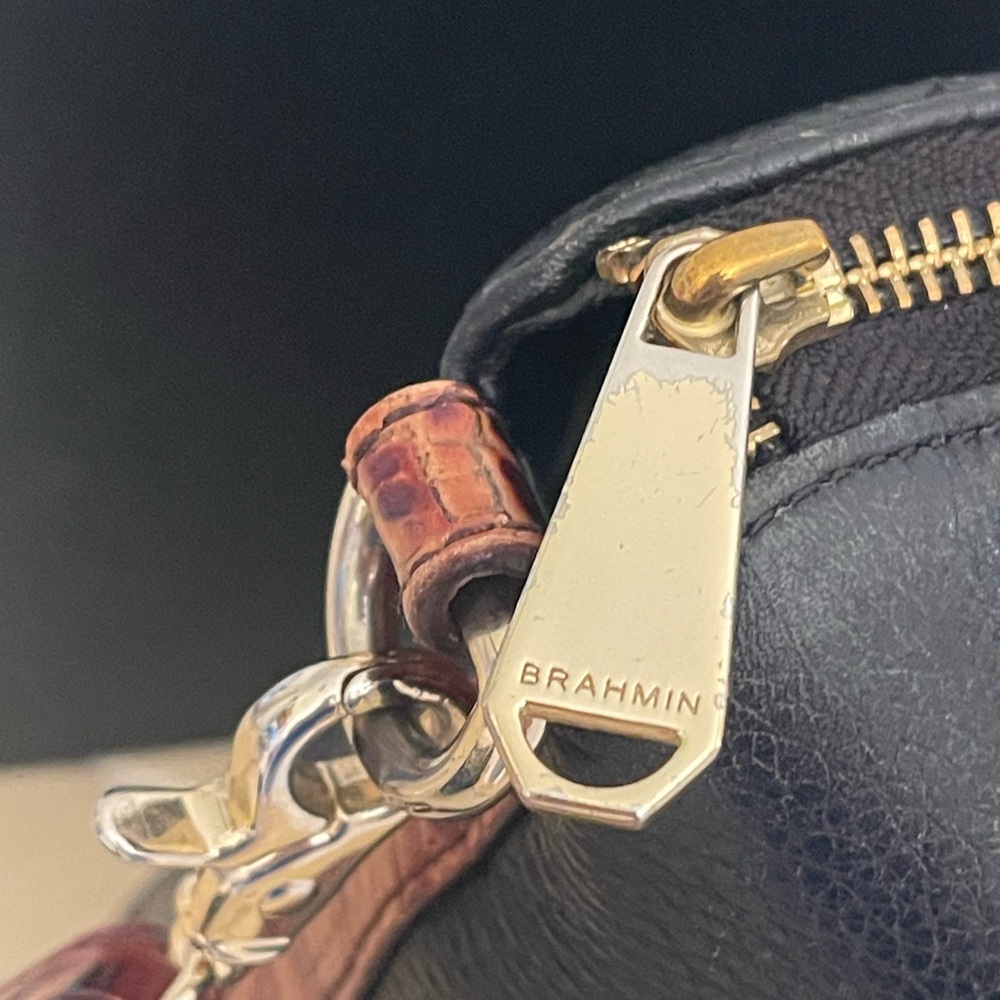 Brahmin Duxbury Satchel with Matching Wallet - Picture 8 of 12